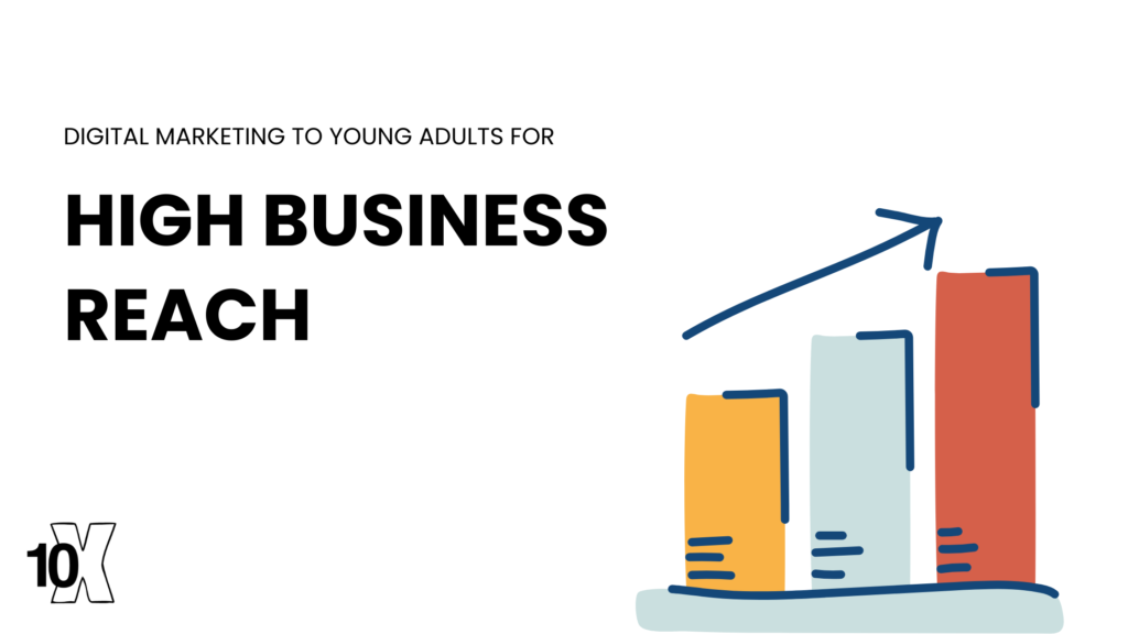 Digital marketing to young adults for high business reach