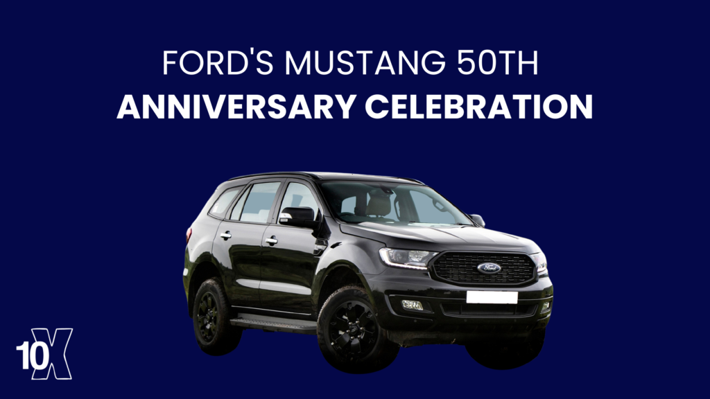 Ford's Mustang 50th anniversary celebration