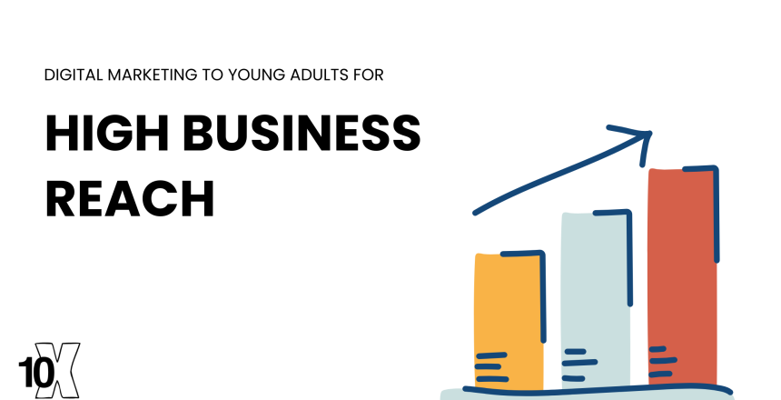 Digital marketing to young adults for high business reach